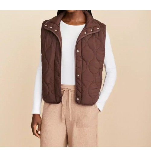 Lou & Grey Quilted Pocket Vest